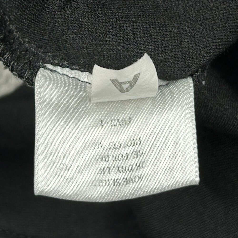 Eileen Fisher Jacket Womens L Black Asymmetrical Zip Ponte Knit Moto Italian - Picture 4 of 11